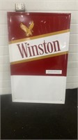 Vintage embossed aluminum Winston cigarettes