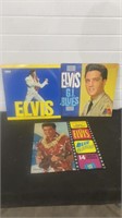 3 vintage Elvis Presley LP record albums