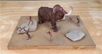 Indian Tribe Goes Mammoth Hunting Diorama