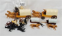 Prairie Schooners & Horses Diorama Figures