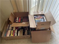Four Boxes of VHS Movies