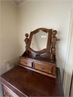 One Drawer Dresser Piece w/Mirror