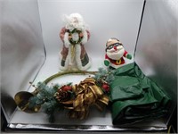 Box lot of misc. Christmas/holiday décor