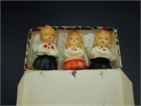 Vintage 1950s Gurley Candle Choir - Set of 3