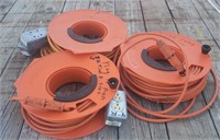 3 - Extension Cords with Reels