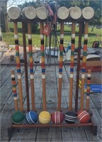 Croquet Set with Stand