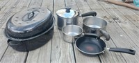 Granite Roasting Pan, Stainless Pans