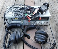 Technics Tape Deck & Optimus Headsets