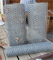 3 - Rolls of Poultry Wire
