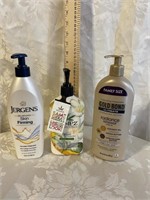 LOT OF NEW, UNOPENED LOTIONS - JERGENS/GOLD BOND