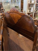 GORGEOUS ANTIQUE FULL SIZE BED - HAS ALL RAILS