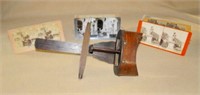 Antique Stereoscopic viewer with Slides #1