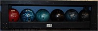 6 Used Bowling Balls