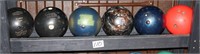 6 Used Bowling Balls