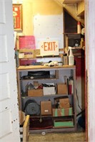 Closet Of Bowling Parts & Belts