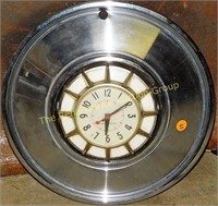 Hubcap Clock