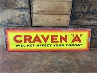 Original Craven A Enamel Sign