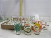 Retro Olive Juice & Pho-Soda Measuring Glasses