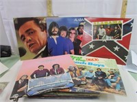 Record Albums, Cash, Alabama, Oak Ridge Boys, &