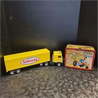 Velveeta Truck and Speed buggy Scooby Lunch Box