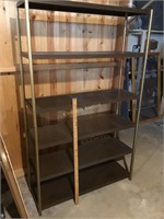 6 metal shelf unit