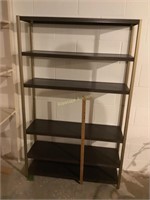 Metal shelf unit 6 adjustable shelves