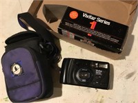 Vivitar series 1 camera and carrying case
