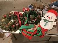 Christmas Wreaths, windsock, rugs