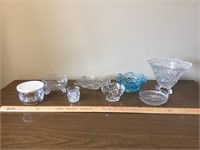 Glass lot - decorative dishes