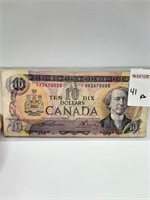 1971 CANADIAN $10 REPLACEMENT NOTE -