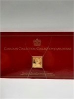 SILVER ENGRAVED STAMP CANADA RARE CANADIAN