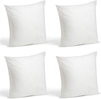 Foamily Throw Pillows Insert Set of 4 - 18 x 18