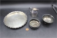 Quartet of Silverplate Trinkets