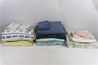 Assorted Top & Fitted Sheets and Pillow Cases