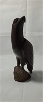 Carved Ironwood Falcon Statuette