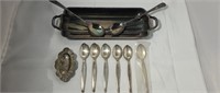 Silver Spoons and Trays