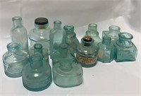 Antique Mini Ink Bottles