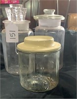Vintage Glass Canisters