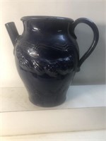 Made in Italy pottery pitcher 10”