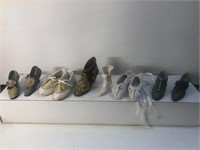 Decorative miniature shoe collection