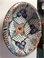 Beautiful pottery hand painted sink