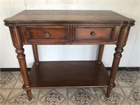 Beautiful side board / fold out table unique 36”