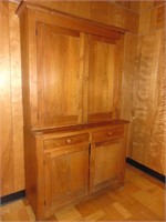 (2) Piece Primitive Cabinet