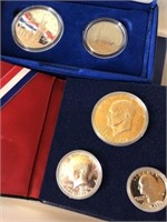 1986 Liberty Silver Dollar Set and 1976 Silver