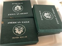 3 Silver Eagles