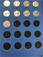 4 Books- Jefferson Nickels Inc., 22 War Nickels