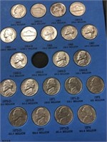 4 Books- Jefferson Nickels Inc., 22 War Nickels