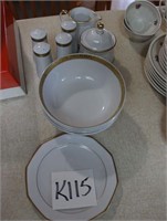 Assorted Pieces of Gold China