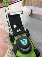Green works electric three in one push mower