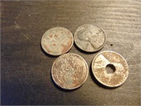 (4) Steel War Pennies